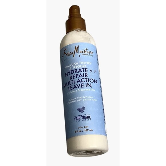 3 SheaMoisture Manuka Honey & Yogurt Hydrate + Repair Multi-Action Leave-In 8oz - Picture 4 of 4